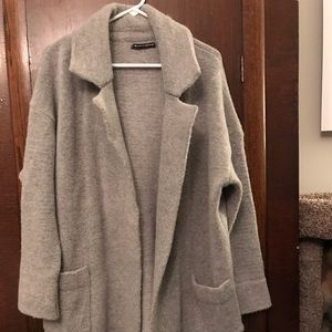 Brandy Melville grey Kennedy coat